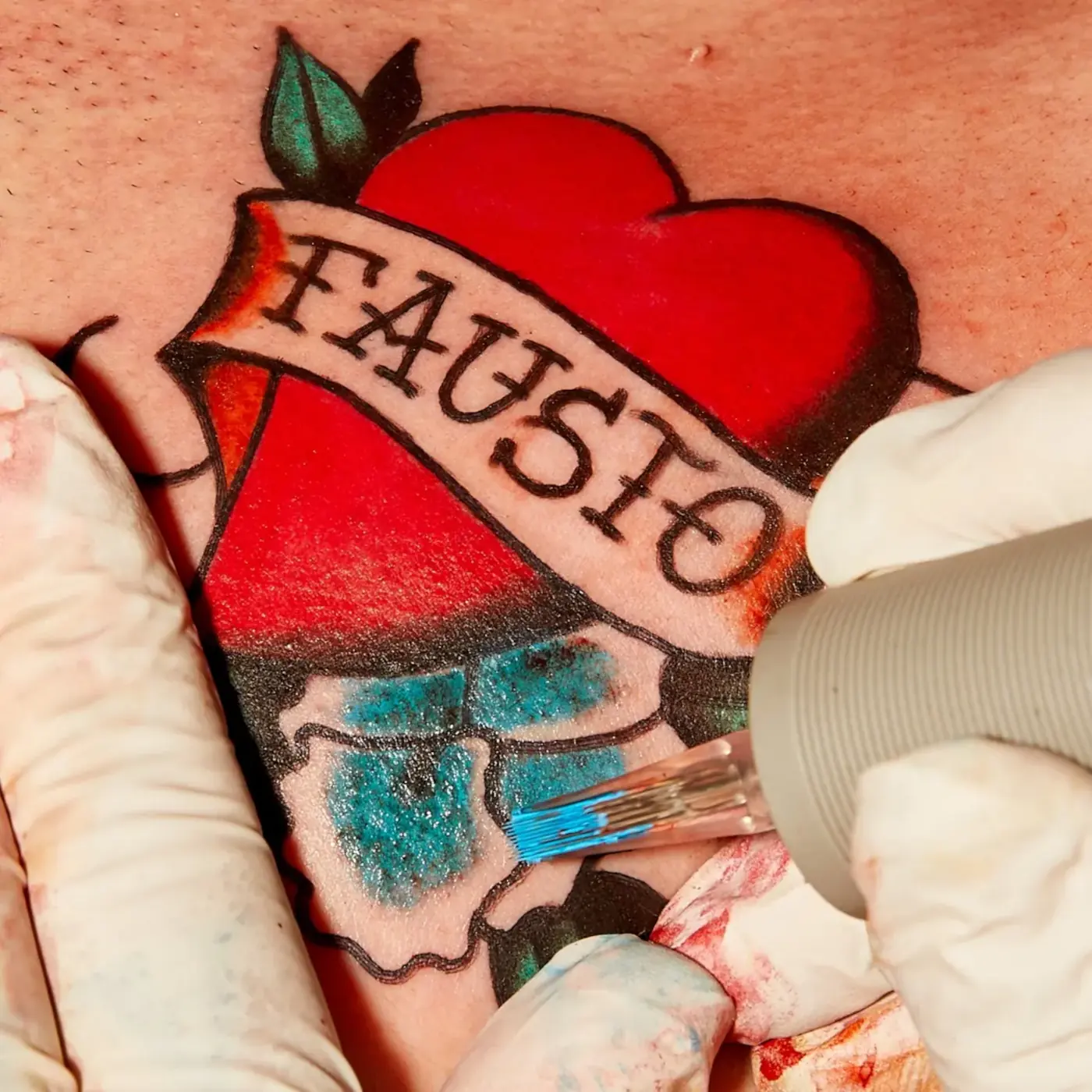 Détail tatouage Fausto
